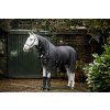 Derka Show Ready Horseware, z kapturem, black/black & silver (Długość pleców 115 cm)