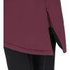 Zimowy płaszcz Maelynn QHP, damski, wine red (Rozmiar 40)