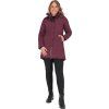 Zimowy płaszcz Maelynn QHP, damski, wine red (Rozmiar 40)