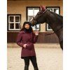Zimowy płaszcz Maelynn QHP, damski, wine red (Rozmiar 40)
