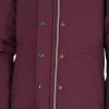 Zimowy płaszcz Maelynn QHP, damski, wine red (Rozmiar 40)