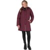 Zimowy płaszcz Maelynn QHP, dla dzieci, wine red
