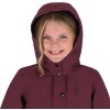 Zimowy płaszcz Maelynn QHP, dla dzieci, wine red