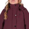 Zimowy płaszcz Maelynn QHP, dla dzieci, wine red (Rozmiar 152)