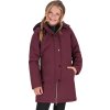Zimowy płaszcz Maelynn QHP, dla dzieci, wine red