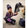 Podkolanówki Lize QHP, 2 pary, black/violet (Rozmiar 27-30)