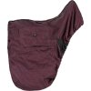 Pokrowiec na siodło QHP, wine red
