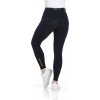 Bryczesy Safir Je t'aime Equithème, z pełnym lejem, damskie, black/blue