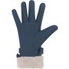 Rękawiczki jeździeckie Valois Equithème, zimowe, navy