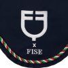 Nauszniki X Fise Piping Equestro, navy blazer (Rozmiar FULL)