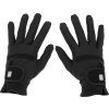 Rękawiczki jeździeckie Cutting Equithème, damskie, czarne