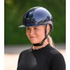 Kask jeździecki H24 Lady Glossy SWING, blue glossy