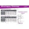 Mini czapsy Shimmer QHP, dla dzieci, czarne (Rozmiar 10 let)