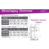 Mini Czapsy Shimmer QHP, Damskie, Czarne