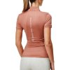 Koszulka UV Protection Equestrian Stockholm, damska, coral pink