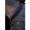 Derka stajenna Rhino Original Pony Vari Layer®, 250 g, black/grey/white check & grey (Długość pleców 75 cm)