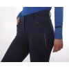 Bryczesy QHP Aylinn, z pełnym lejem i wysokim stanem, zimowe, damskie, granatowe