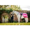 Derka treningowa Newmarket Horseware, polar, witney pink