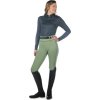 Bryczesy jeździeckie Juna HKM, z pełnym lejem, damskie, jade green