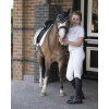 Oficerki jeździeckie QHP Romy Junior, Standard Calf/Tall, czarne (Rozmiar 35)