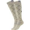 Podkolanówki Argyle ELT, para, beige grey (Rozmiar 43-36)