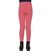 Legginsy jeździeckie Jaily QHP, z pełnym lejem, dziecięce, pink