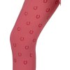 Legginsy jeździeckie Jaily QHP, z pełnym lejem, dziecięce, pink