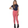 Legginsy jeździeckie Jaily QHP, z pełnym lejem, dziecięce, pink