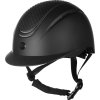 Kask jeździecki Sydney HKM, dziecięcy, czarny