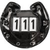 Etui na numery startowe Horseshoe QHP, 1 szt., trzycyfrowe, czarny