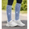 Podkolanówki Argyle ELT, para, blue/grey (Rozmiar 43-46)