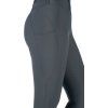 Legginsy jeździeckie Jil High Waist, z pełnym lejem, grey