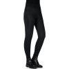 Legginsy jeździeckie Jil High Waist, z pełnym lejem, czarne