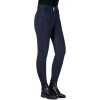 Bryczesy jeździeckie Ari Mid Rise HKM, z pełnym lejem, deep blue