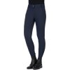 Bryczesy jeździeckie Ari Mid Rise HKM, z pełnym lejem, deep blue