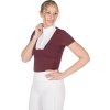 Koszulka Konkursowa Virginia HKM, z krótkim rękawem, bordeaux