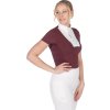 Koszulka Konkursowa Virginia HKM, z krótkim rękawem, bordeaux