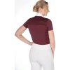 Koszulka Konkursowa Virginia HKM, z krótkim rękawem, bordeaux