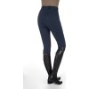 Bryczesy jeździeckie Comfort Style HKM, z pełnym lejem, zintegrowane grzanie, deep blue
