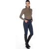 Bryczesy jeździeckie Comfort Style HKM, z pełnym lejem, zintegrowane grzanie, deep blue