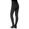 Bryczesy jeździeckie Comfort Style HKM, z pełnym lejem, zintegrowane grzanie, czarne