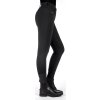 Bryczesy jeździeckie Comfort Style HKM, z pełnym lejem, zintegrowane grzanie, czarne