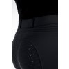 Bryczesy jeździeckie Comfort Style HKM, z pełnym lejem, zintegrowane grzanie, czarne
