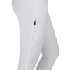 Bryczesy jeździeckie Livigno Sportive Lauria Garrelli, z pełnym lejem, damskie, białe