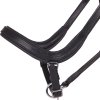 Anatomiczny halter Salerno QHP, czarny
