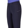 Bryczesy Nyomi QHP, z lejem kolanowym, damskie, granatowe