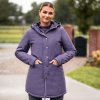 Kurtka Linde QHP, damska, vintage violet