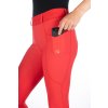 Legginsy Aruba HKM, z pełnym lejem, damskie, red