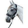 Maska przeciw owadom Premium HKM, na kantar, mud grey (Rozmiar PONY)