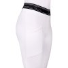 Bryczesy Eden QHP, z silikonowym wykończeniem, damskie, białe